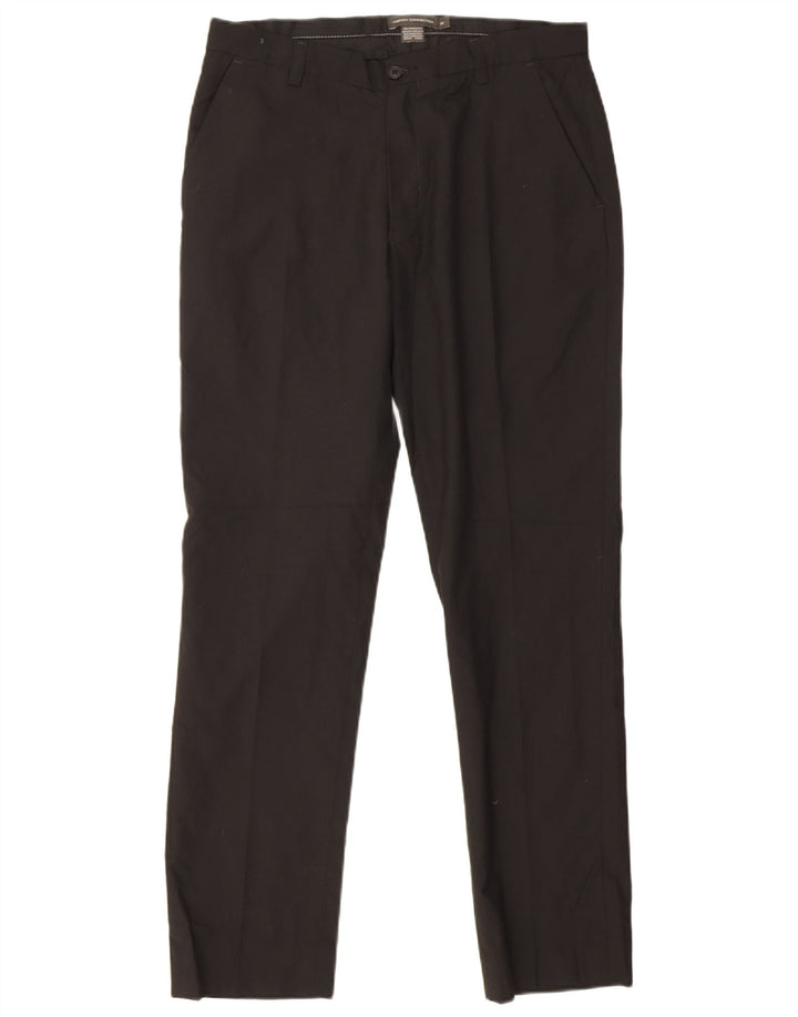 French Connection Slim-Anzughose für Herren, W32, L31, schwarzes Polyester