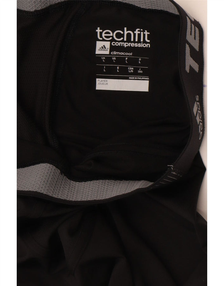 Adidas Herren Climacool Leggings, großes schwarzes Polyester
