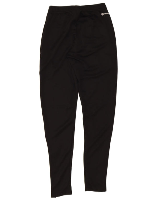 Adidas Damen Aeroready Trainingshose UK 4 XS Schwarz Polyester