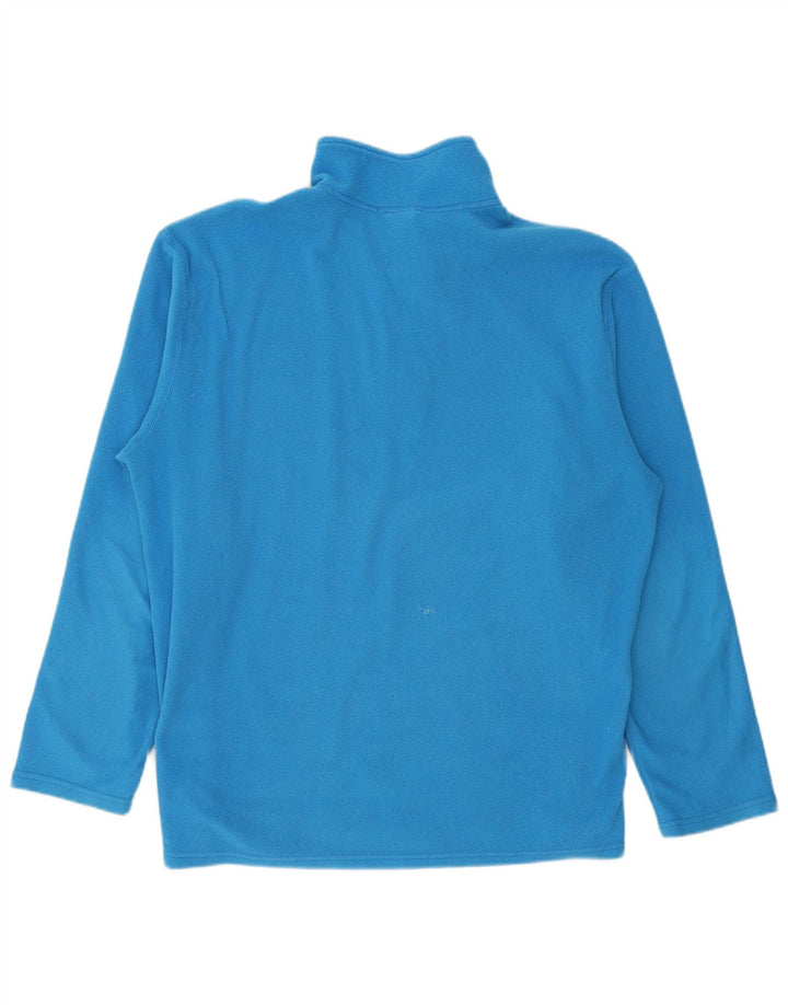 The North Face Herren-Fleecepullover mit Reißverschluss am Hals, XL, Blau, Polyester