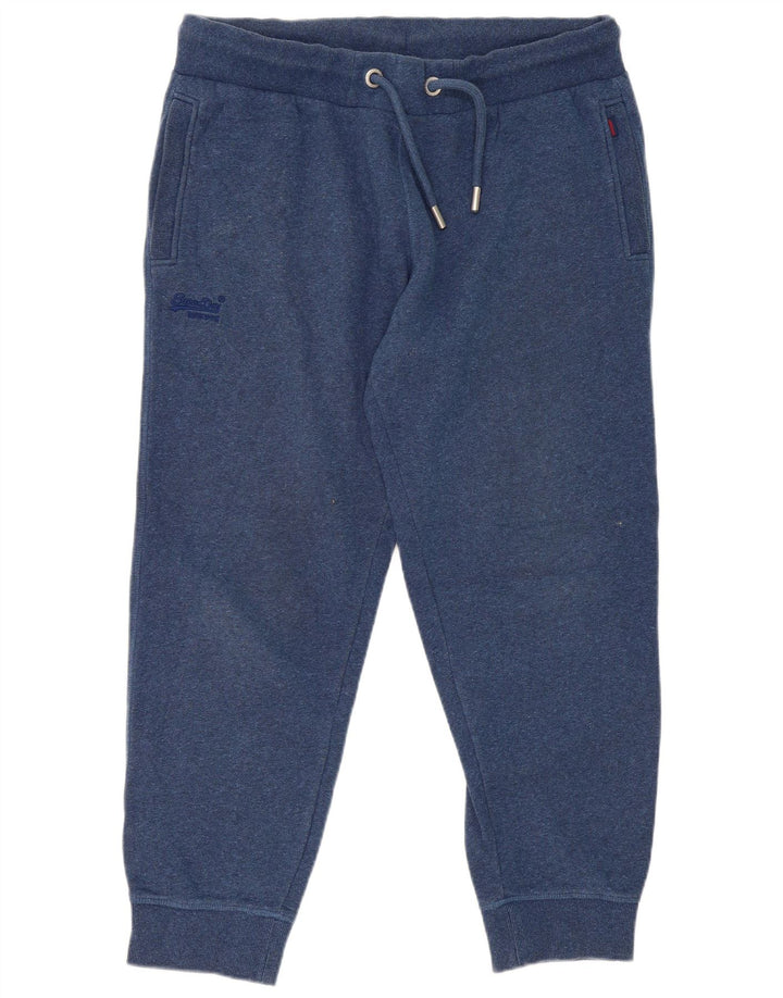 SUPERDRY Herren-Trainingshose, Jogginghose, Größe 2XL, Blau, Baumwolle