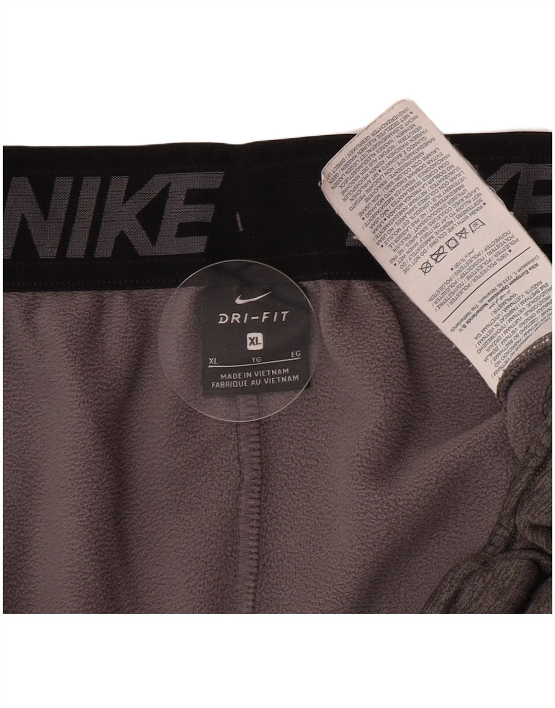 Nike Herren Dri Fit Trainingshose Jogger XL Grau geflecktes Polyester
