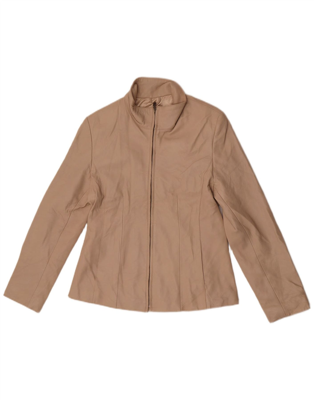 Lakeland Damen Lederjacke UK 12 Medium Beige Leder