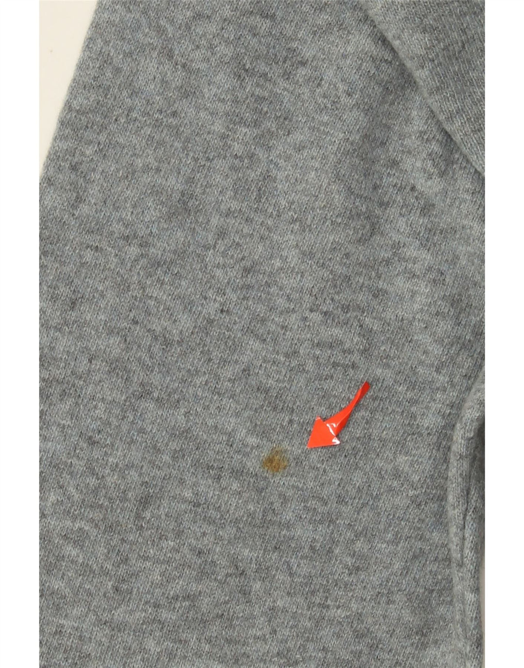 BENETTON Herren-Pullover mit Rollkragen, groß, graue Argyle-/Diamantwolle