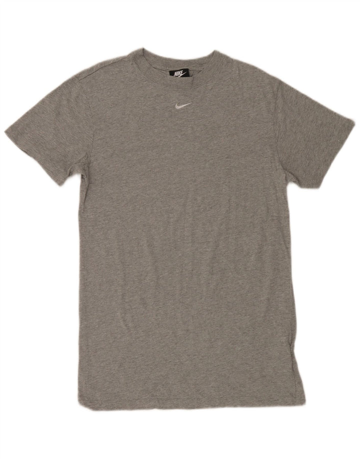 Nike Herren T-Shirt Top XS Grau gefleckte Baumwolle