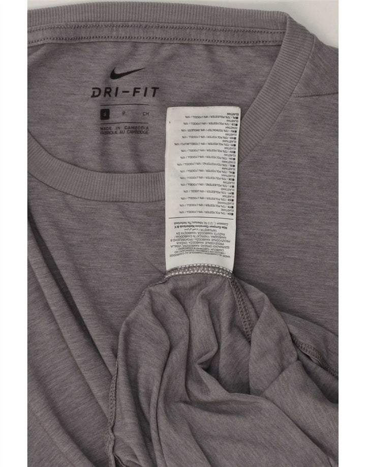Puma Herren Tall T-Shirt Top Small Grau Polyester