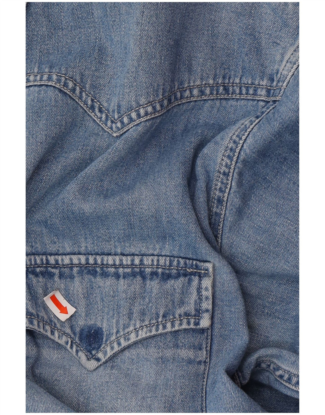 LEVI'S Herren-Jeanshemd, große blaue Baumwolle