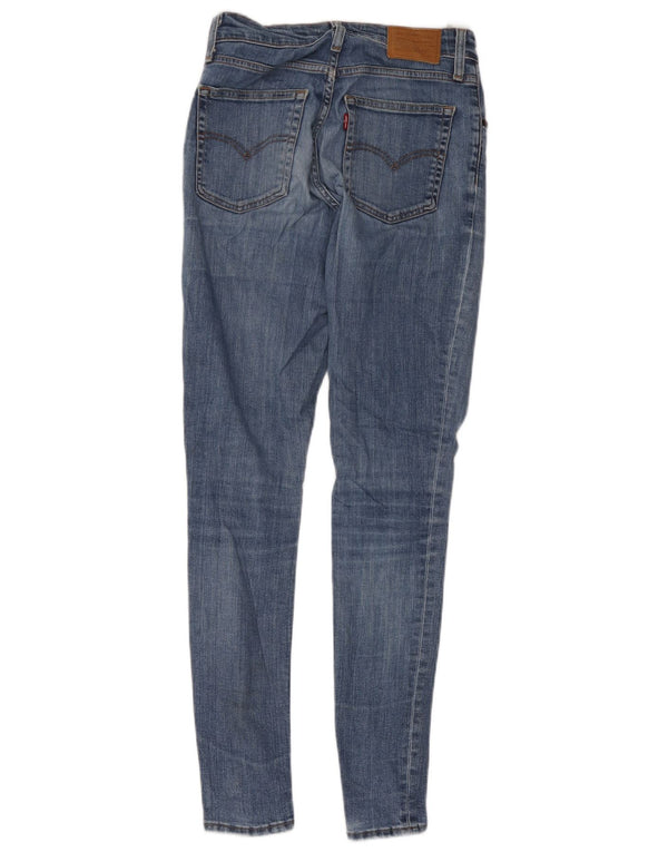 Levi's Damen 721 High Rise Skinny Jeans W26 L29 Blaue Baumwolle