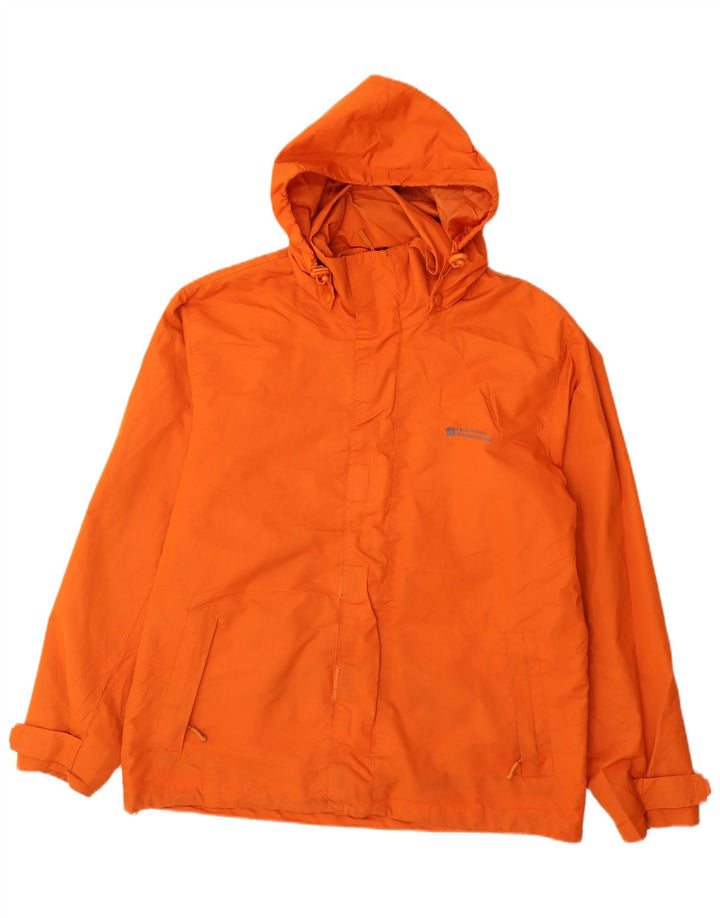 Mountain Warehouse Herren-Regenjacke mit Kapuze, UK 38, Mittelorange, Polyester