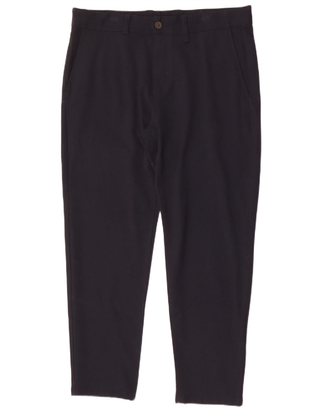 Zara Herren-Chinohose, EU 44, Größe L, W34, L28, Marineblau, Polyester