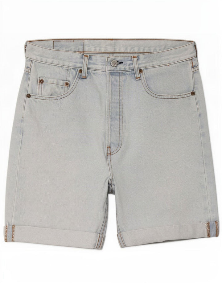 Levi's Herren 501 Jeansshorts, Größe L, W34, Blau, Baumwolle