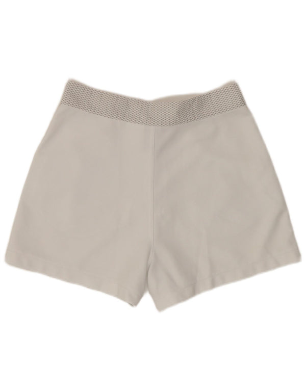 Lotto Damen-Freizeitshorts mit hoher Taille, UK 14, Mittel W28, Weiß, Polyester