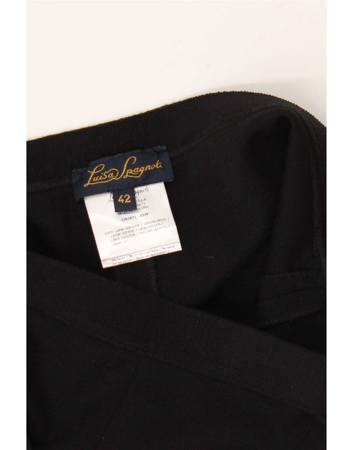 Luisa Spagnoli Damen Slim Freizeithose IT 42 Medium W32 L29 Schwarz