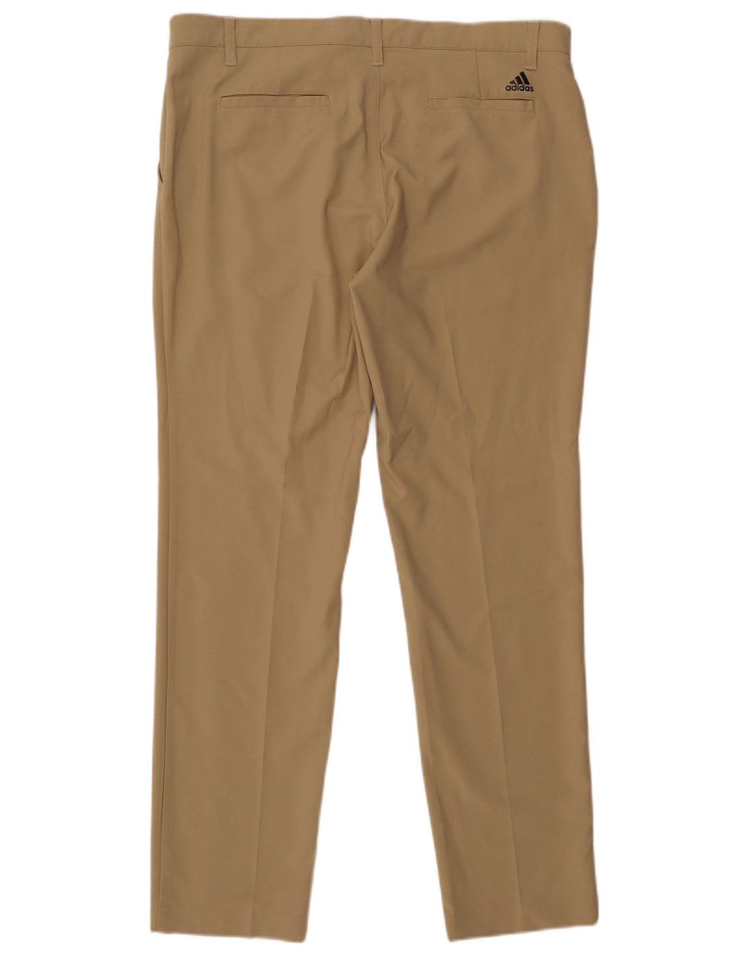 Adidas Herren Straight Chino Hose W36 L32 Beige Polyester