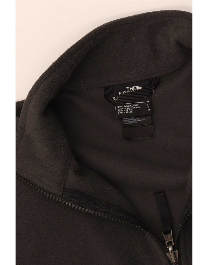 The North Face Jungen-Fleecejacke, 11–12 Jahre, großes graues Polyester