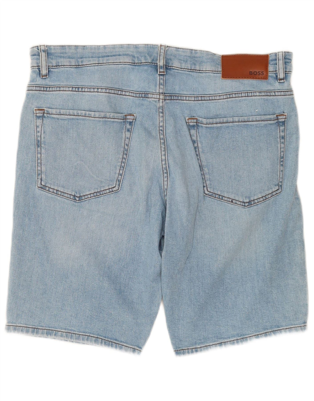 Hugo Boss Herren-Jeansshorts mit normaler Passform, W34, Größe L, Blau