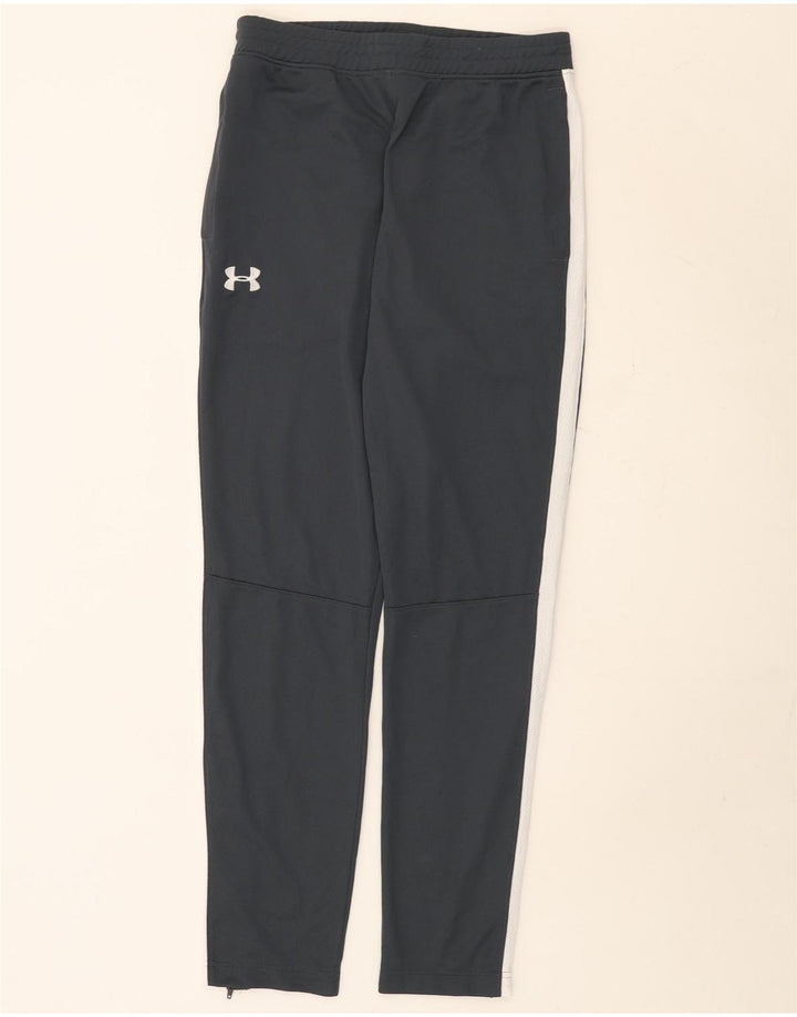 Under Armour Herren-Trainingshose aus mittelgrauem Colourblock-Polyester