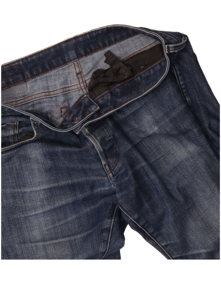 G-Star Herren Slim Jeans W32 L34 Blaue Baumwolle