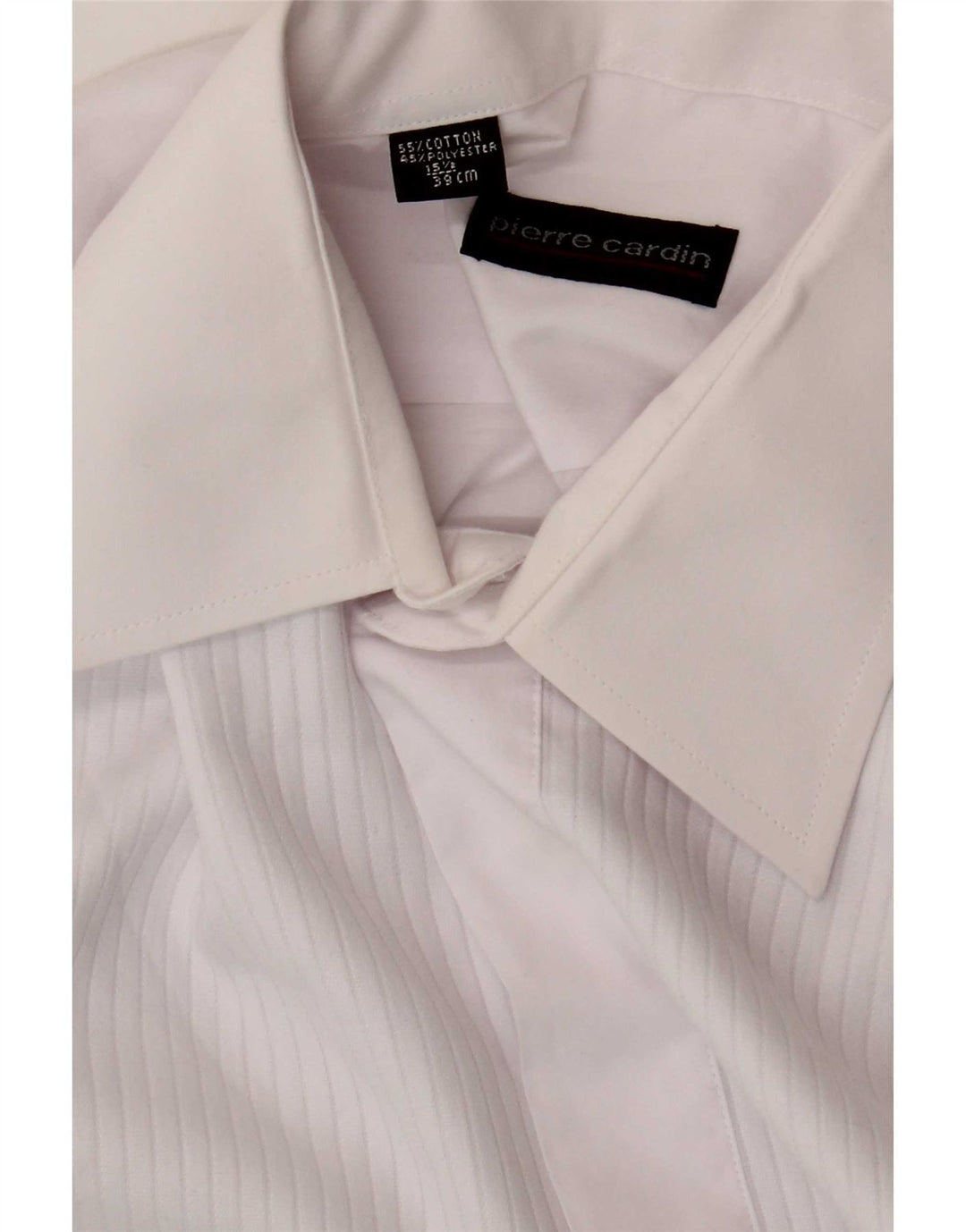 Pierre Cardin formelles Herrenhemd, Größe 39 15 1/2 S, mittelweiße Baumwolle