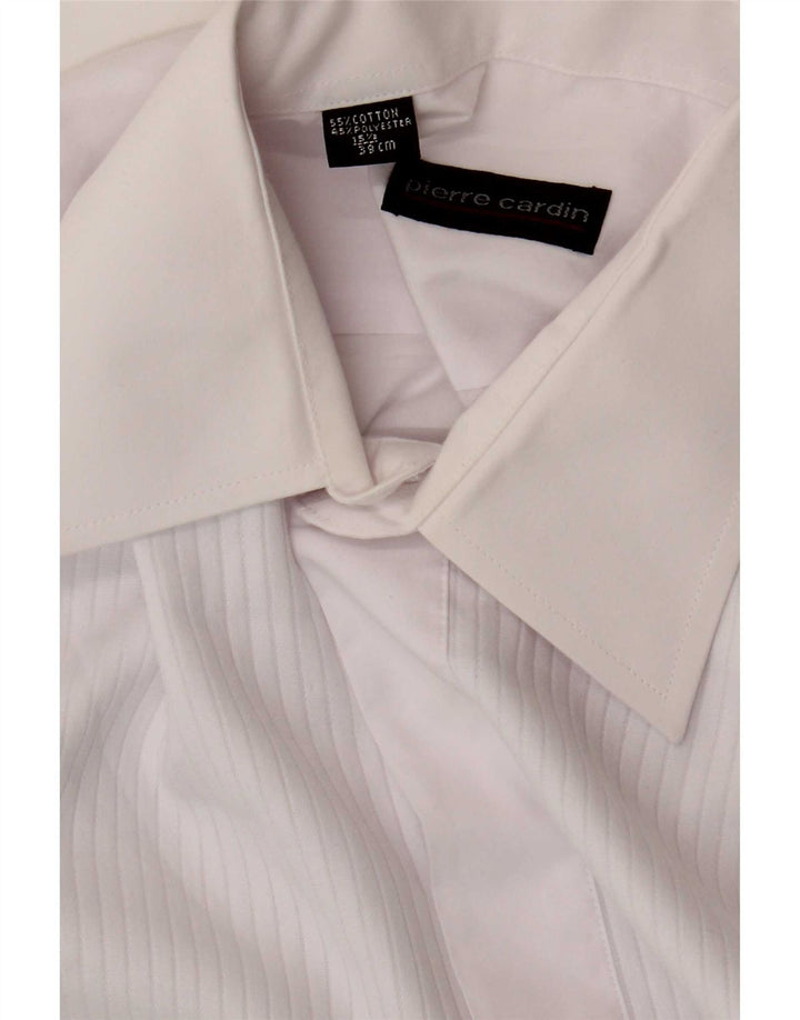 Pierre Cardin formelles Herrenhemd, Größe 39 15 1/2 S, mittelweiße Baumwolle