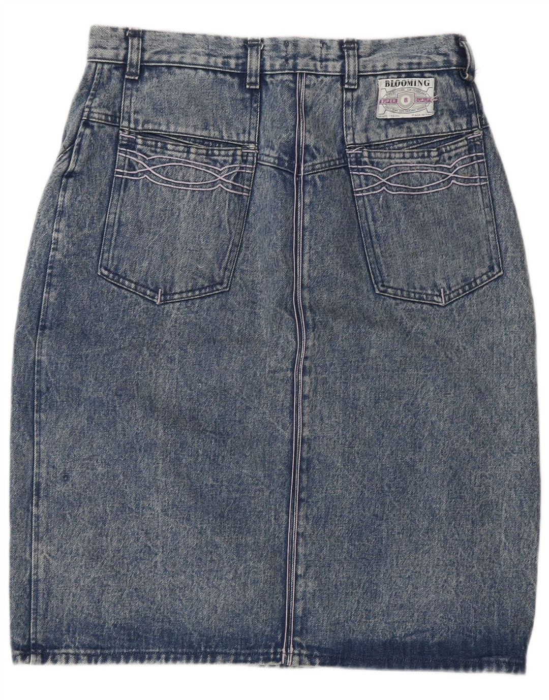 BLOOMING Damen Jeansrock XS W24 Blau