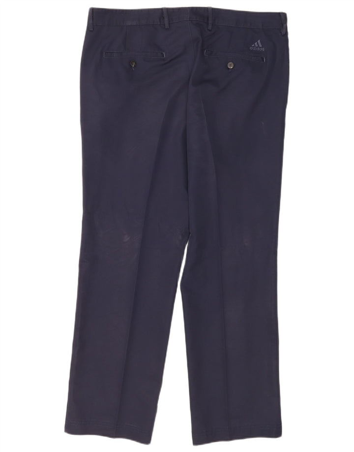 Adidas Herren Climalite Chino Hose W36 L29 Marineblau Polyester