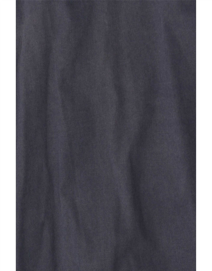 Calvin Klein Jeans Herren-Kurzarmhemd aus mittelblauer Baumwolle
