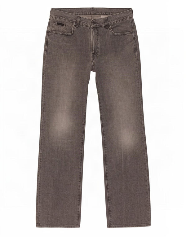 Calvin Klein Herren Straight Jeans W30 L31 Grau