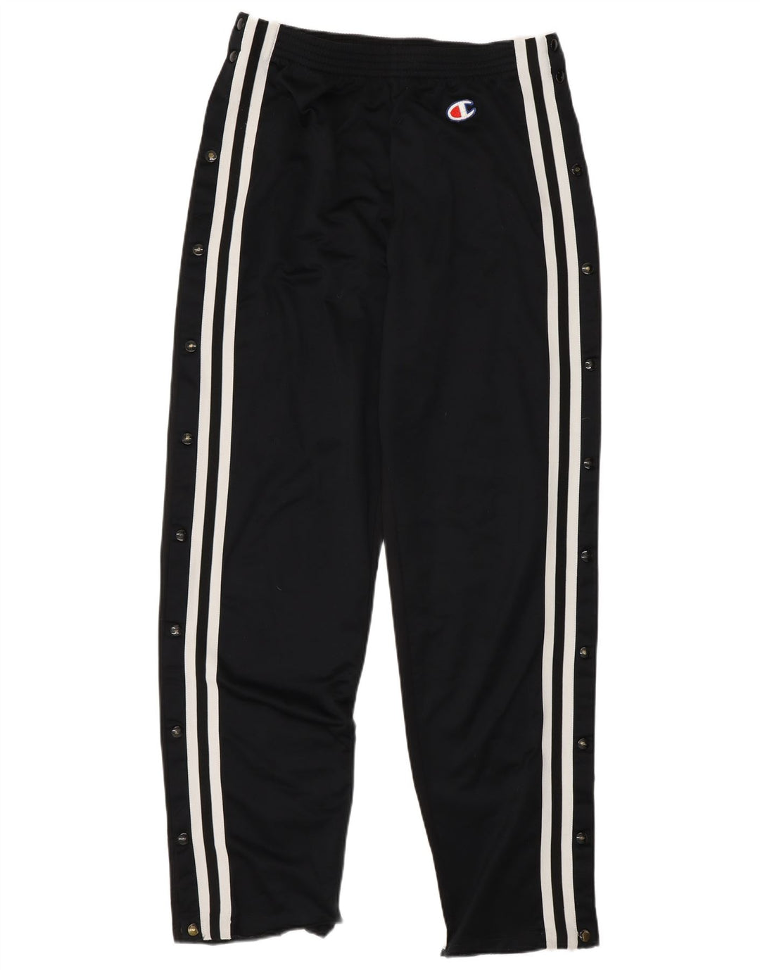 Champion Herren-Trainingshose, mittelschwarz, gestreift, Polyester