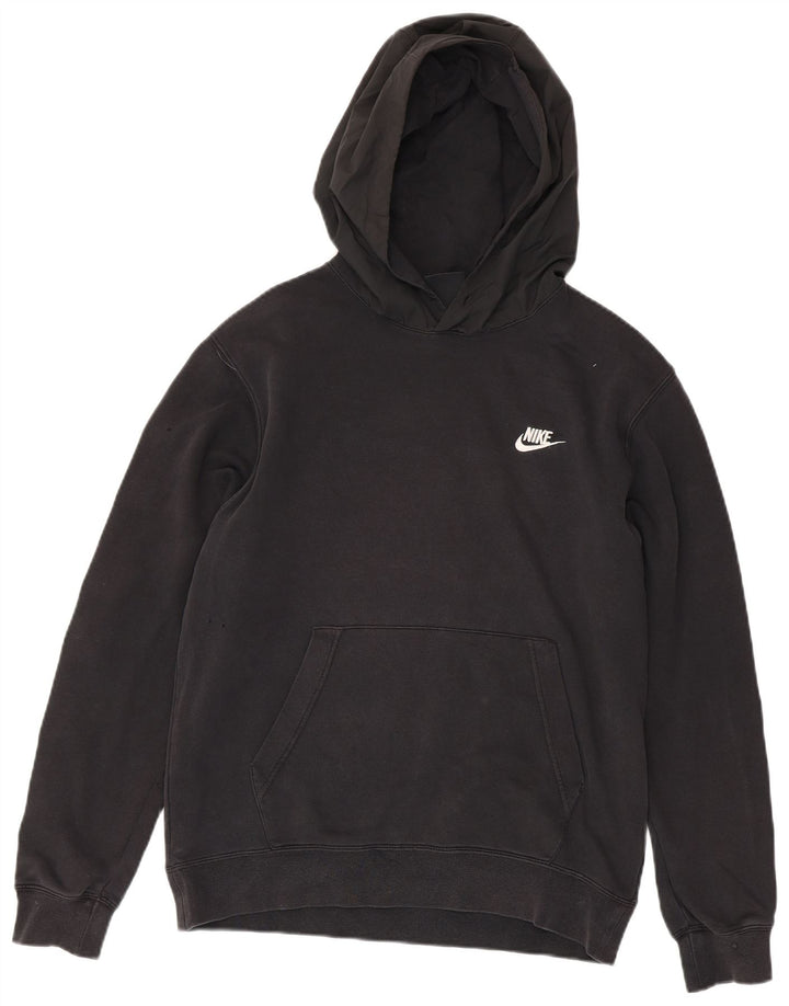 Nike Herren-Kapuzenpullover mit Grafik, mittelschwarz, Baumwolle