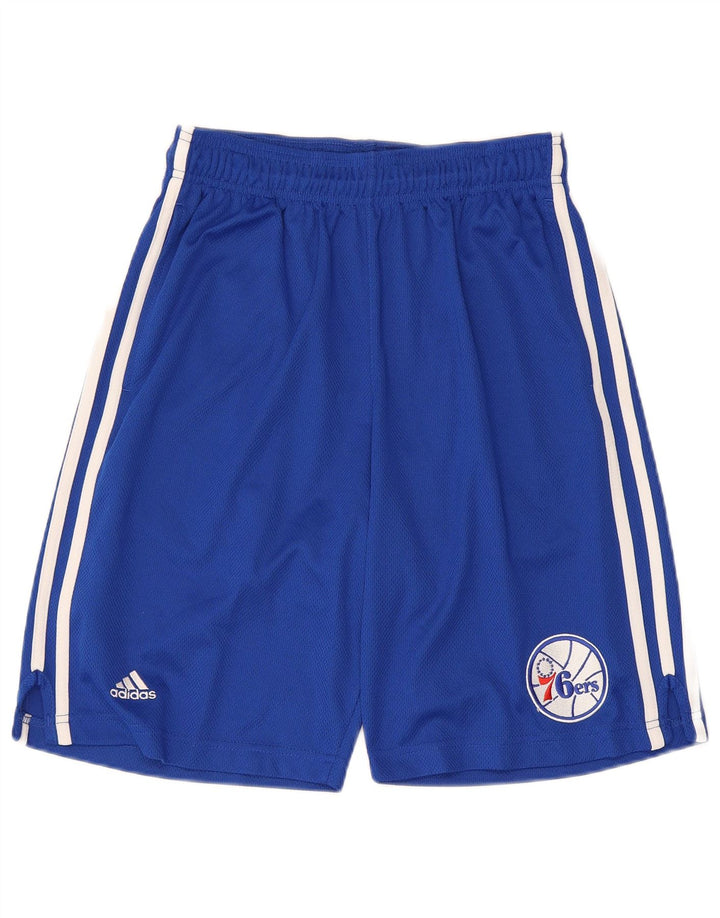 Adidas Herren Sportshorts mit Grafik, Größe S, Blau, Polyester, Sport