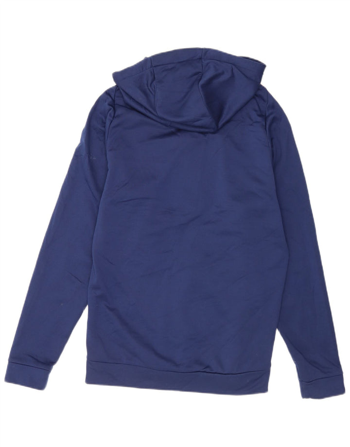 Nike Herren Dri Fit Zip Hoodie Pullover Small Marineblau Polyester