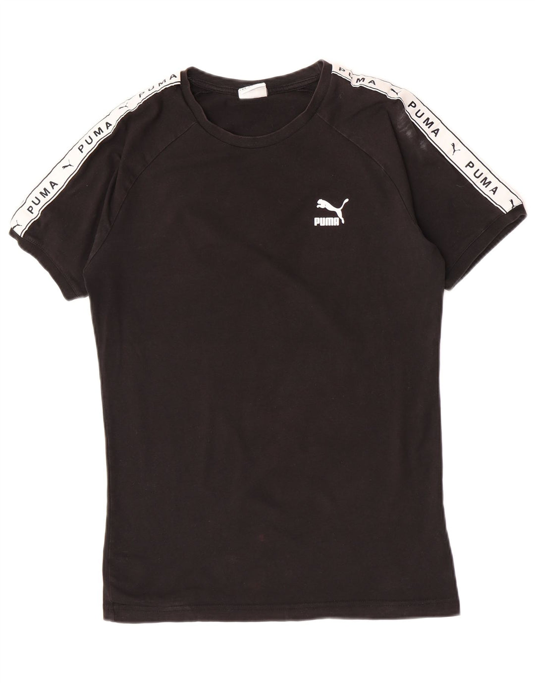 Puma Herren-T-Shirt mit Grafik, mittelgroß, Schwarz, Farbblock