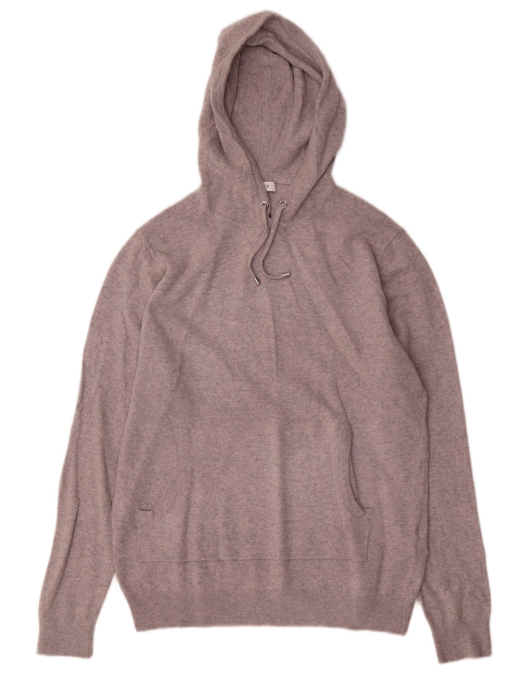 Reiss Herren-Pullover mit Kapuze, groß, grau gefleckte Viskose