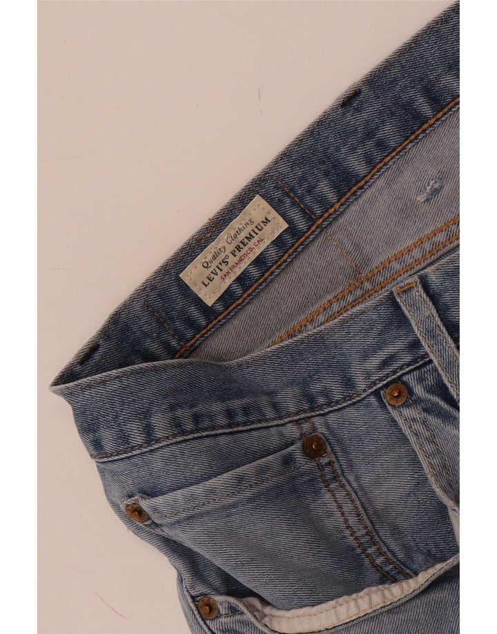 Levi's Herren 501 Distressed Denim Shorts W50 4XL Blau