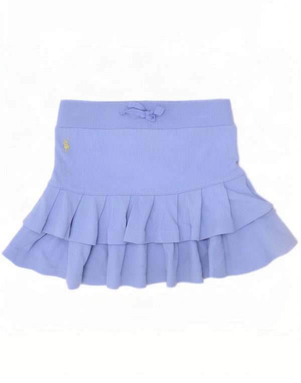 Ralph Lauren Mädchen-Skort, 4–5 Jahre, blaue Baumwolle