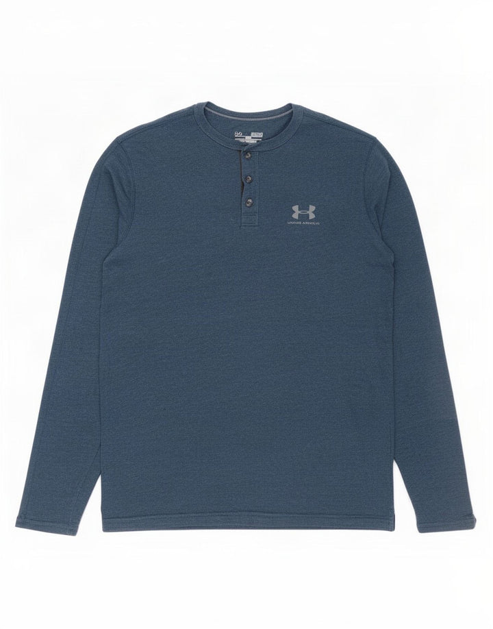 Under Armour Herren Heat Gear Top Langarm Mittelblau