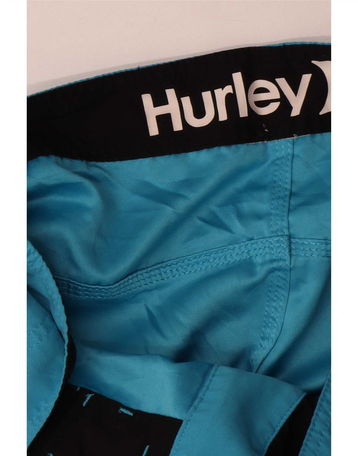 Hurley Herren-Badeshorts, Größe L, Blau