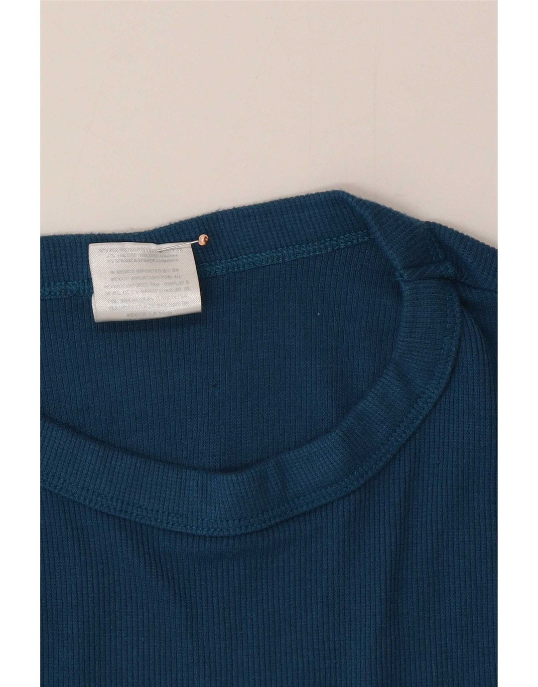 Champion Damen-Top mit Grafik, UK 12, Mittelblau, Polyester