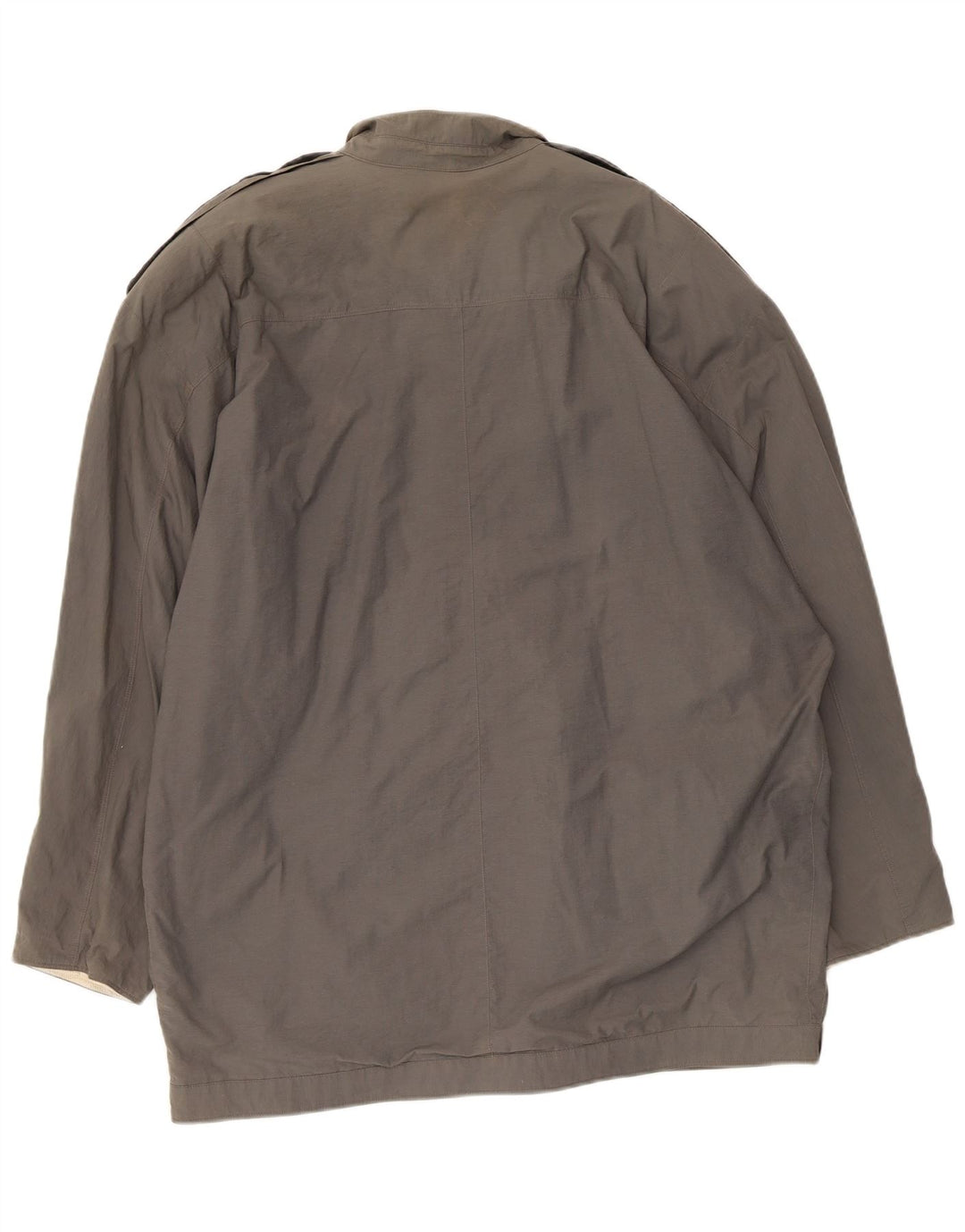 Compagnia Herren Militärjacke IT 50 Large Grau Baumwolle