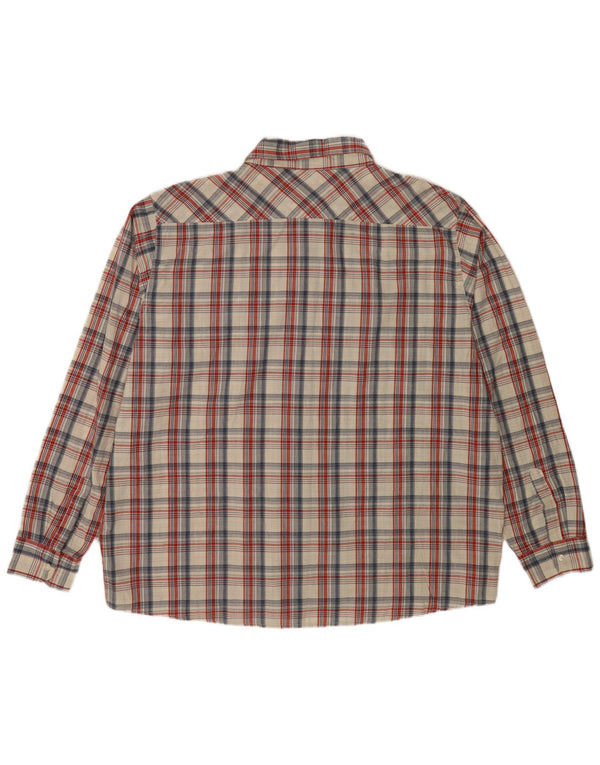 Wrangler Herrenhemd 3XL Mehrfarbig kariert aus Baumwolle