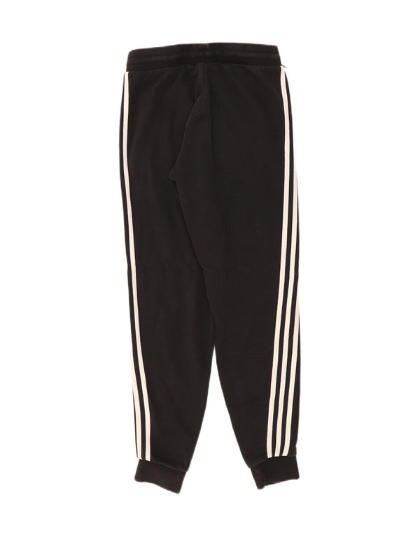 Adidas Damen Trainingshose Jogger UK 10 Small Schwarz Baumwolle