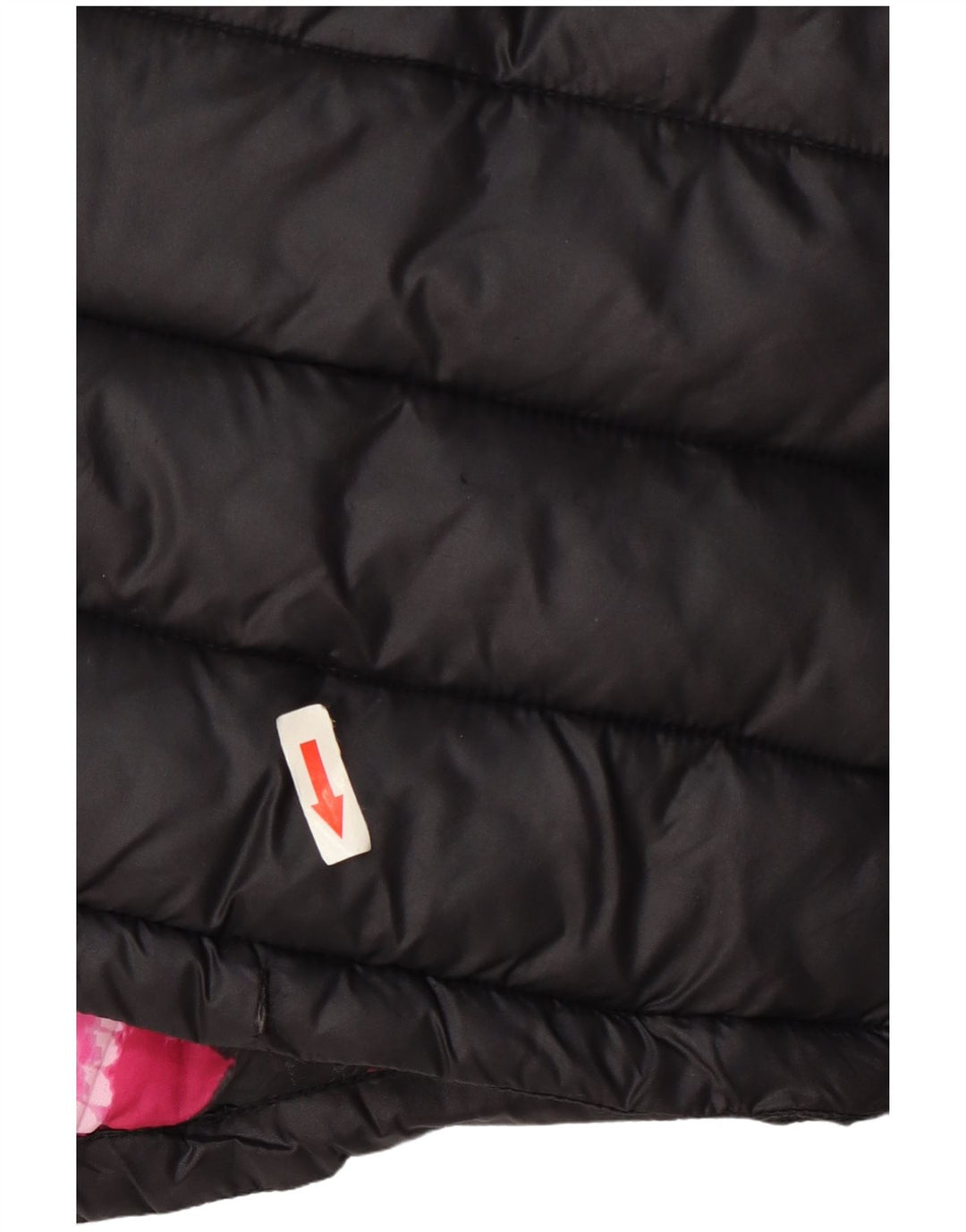 Superdry Wattierter Mantel mit Kapuze für Damen, UK 12, Mittelschwarzes Nylon