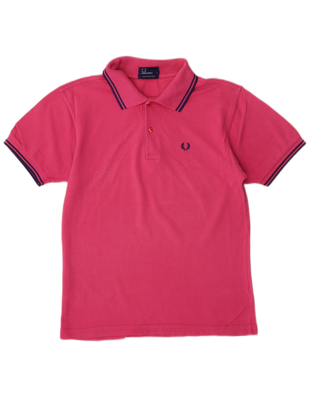 FRED PERRY Herren-Poloshirt, klein, rosa Baumwolle
