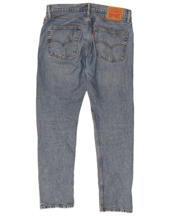 Levi's Herren 502 Tapered Jeans W33 L32 Blaue Baumwolle