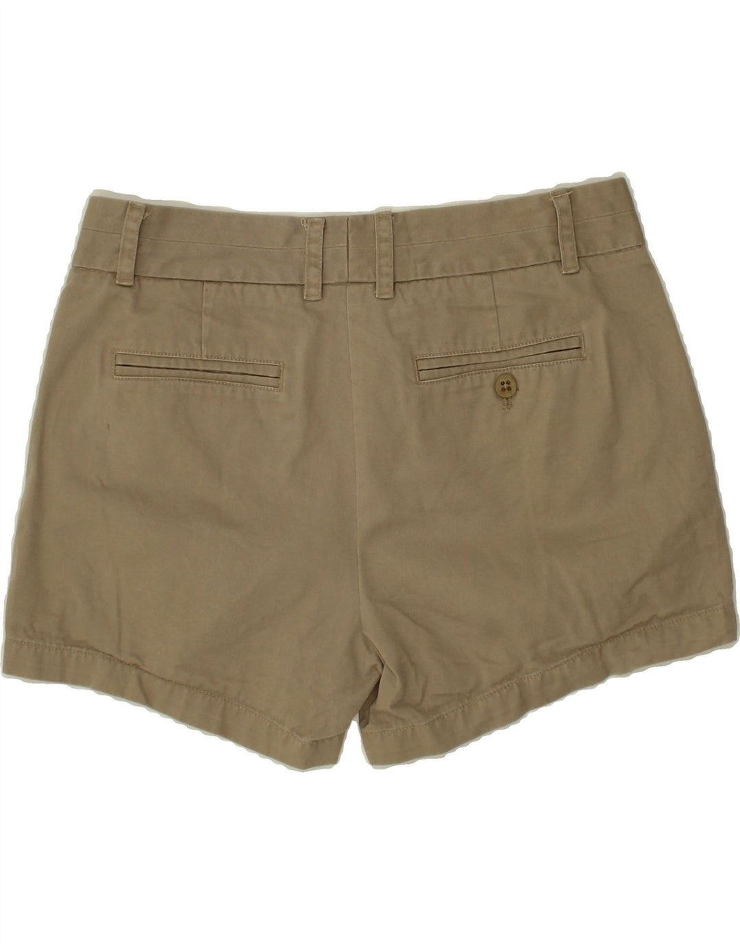 J. CREW Womens Chino Shorts US 8 Medium W32  Brown Cotton Vintage J. Crew and Second-Hand J. Crew from Messina Hembry 