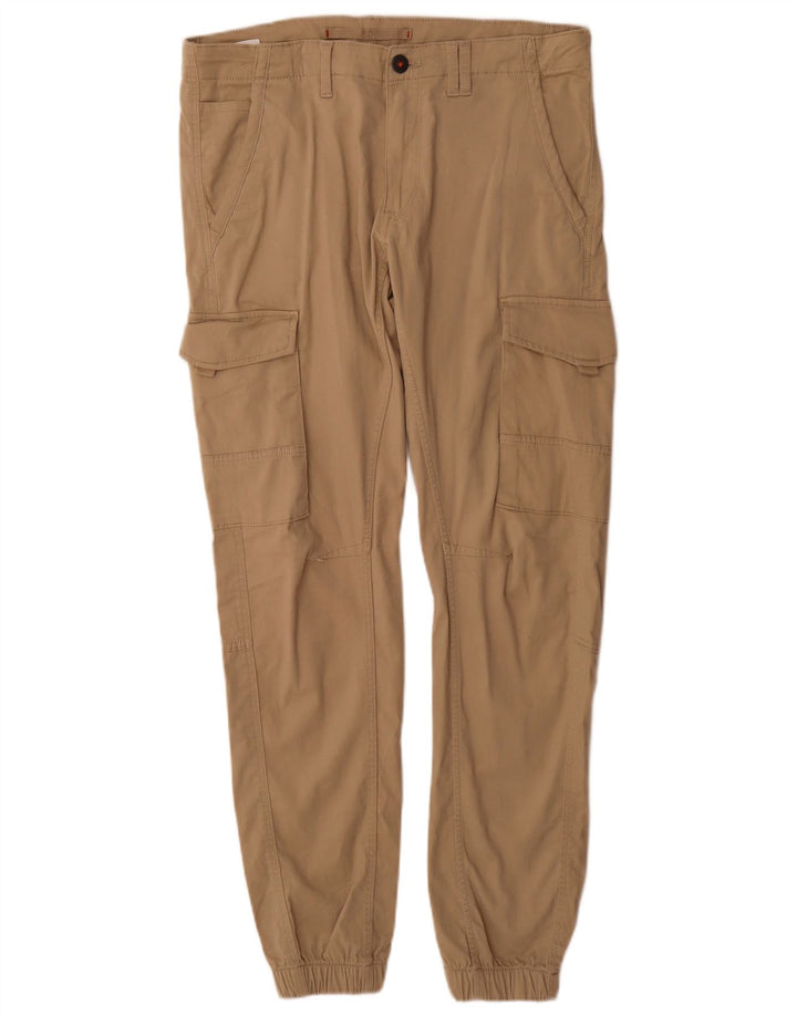 Jack & Jones Herren Jogger-Cargohose W33 L34 Beige