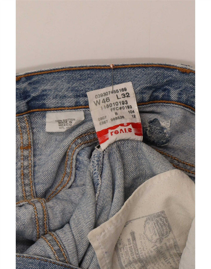 Levi's Herren 501 Straight Jeans W46 L27 Blaue Baumwolle