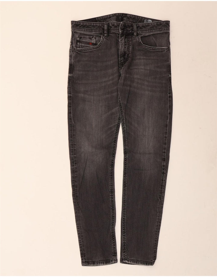 Diesel Herren Thanaz Slim Jeans W32 L30 Graue Baumwolle