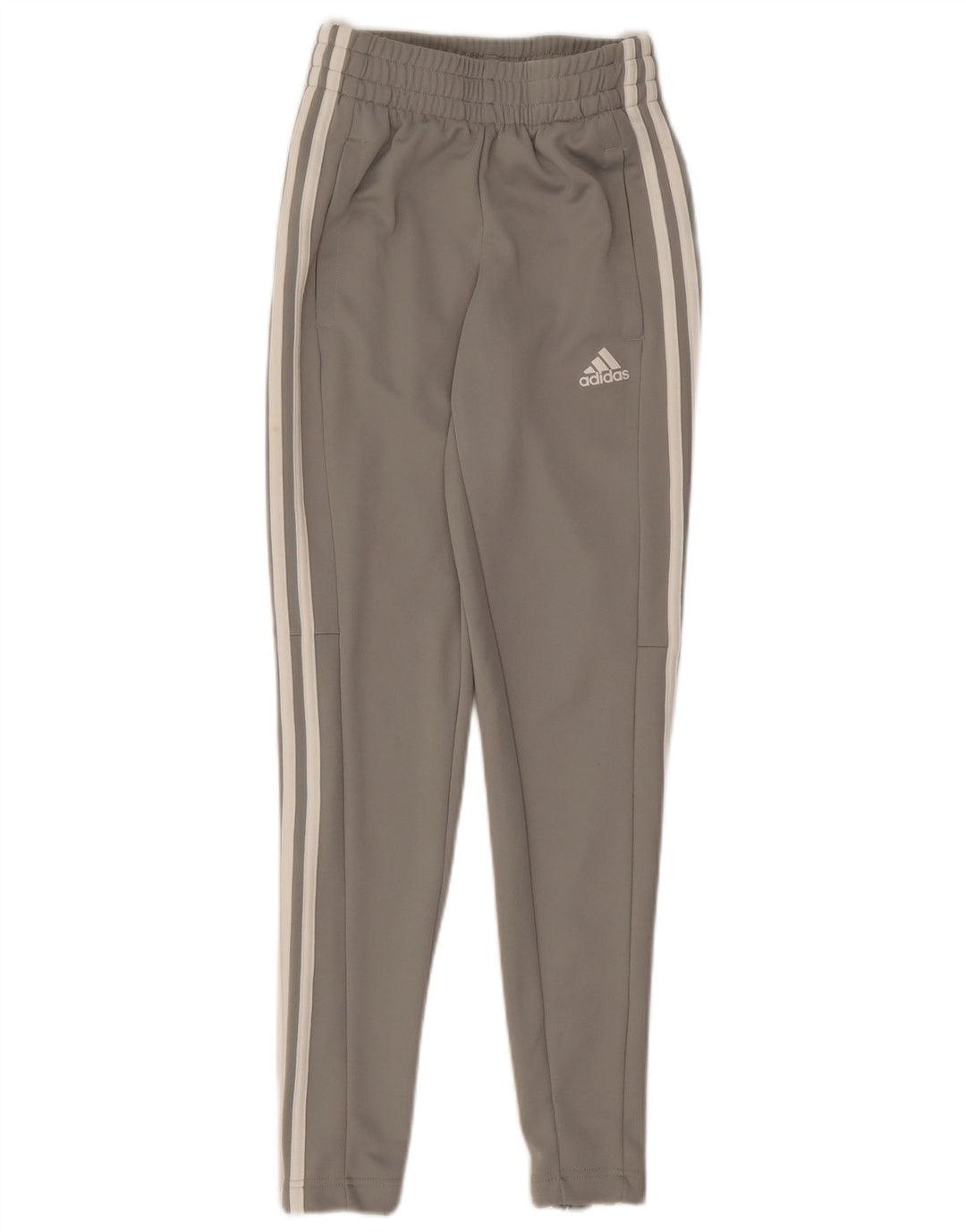 Adidas Damen Trainingshose UK 0/2 2XS Grau Polyester